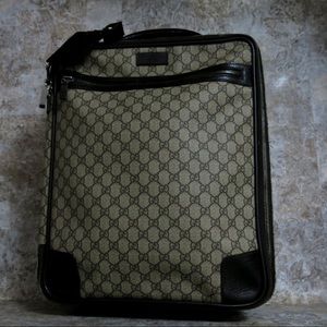 Authentic Gucci GG carryon trolley roller bag